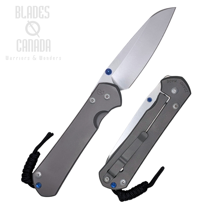 Chris Reeve Large Sebenza 31 Insingo Framelock Folding Knife, MagnaCut SW, Left Handed, Titanium Glass Blasted, L31-1686 (image for) Chris Reeve Large Sebenza 31 Insingo Framelock Folding Knife, MagnaCut SW, Left Handed, Titanium Glass Blasted, L31-1686